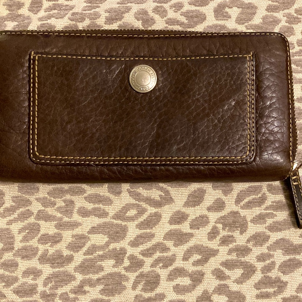 Coach Textured Leather Wallet